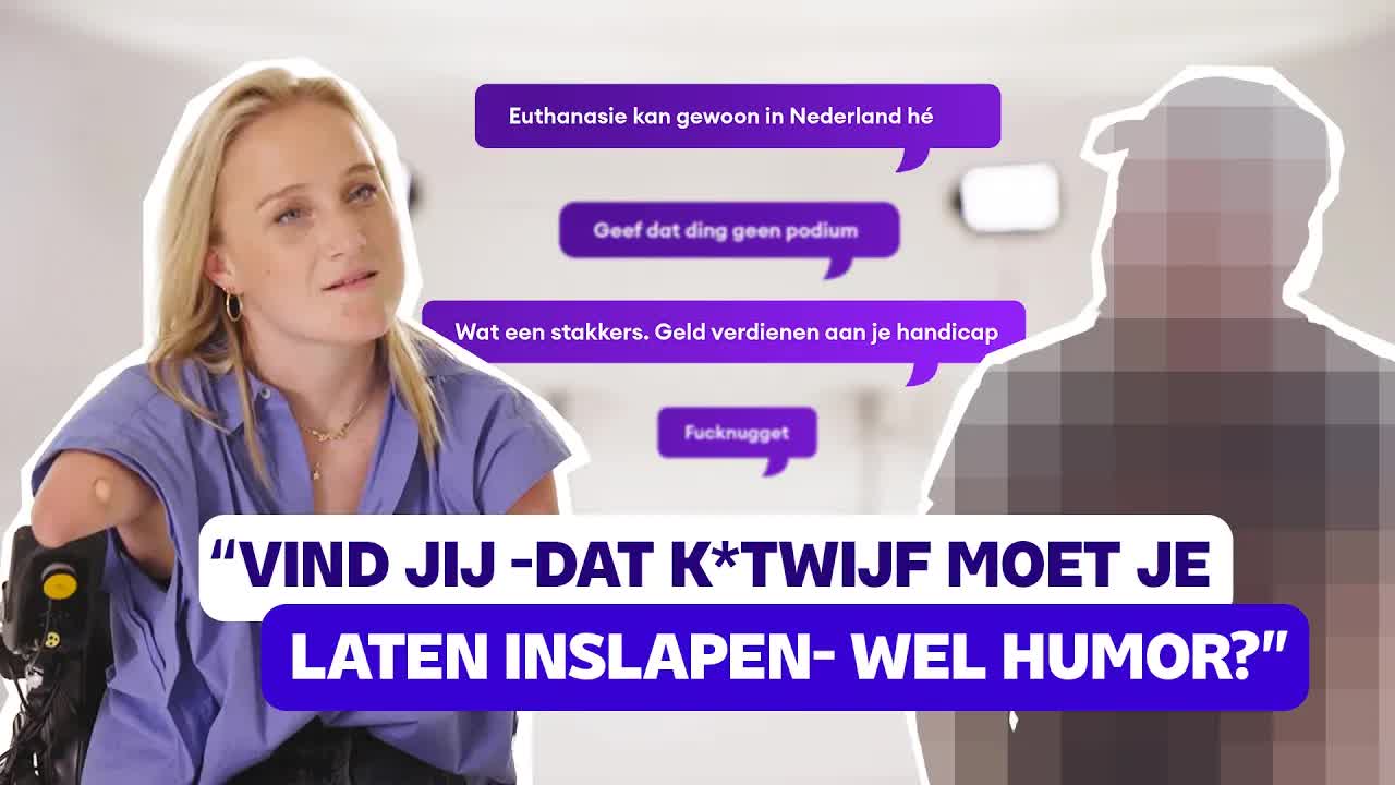 Eva ontmoet de hater die haar 'kipnugget' noemde