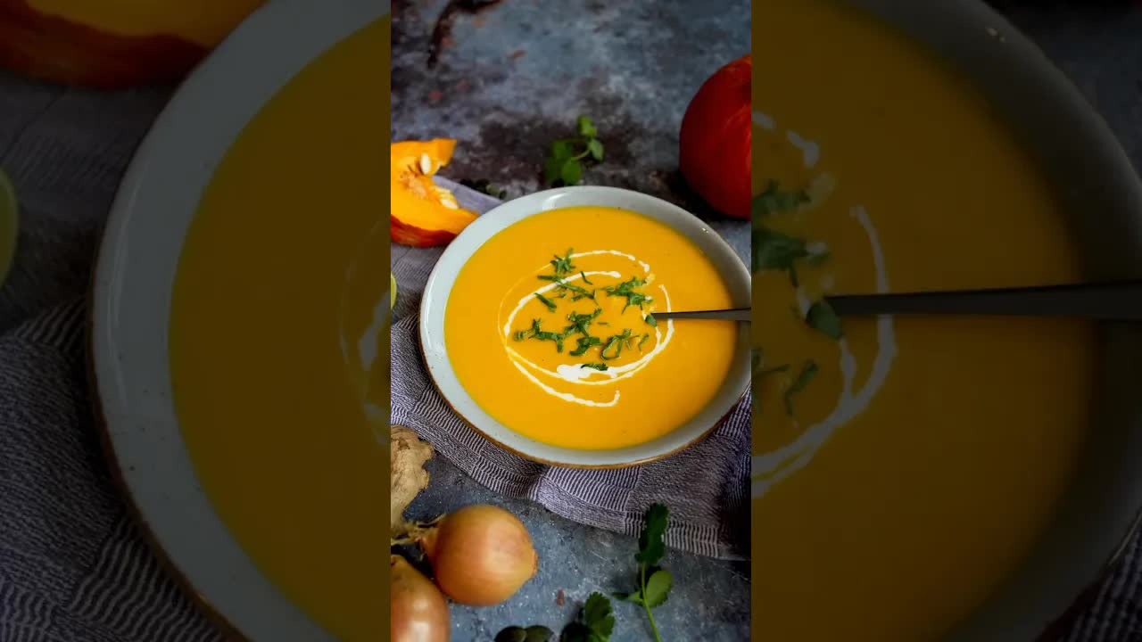 Die leckerste Kürbissuppe einfach zubereitet