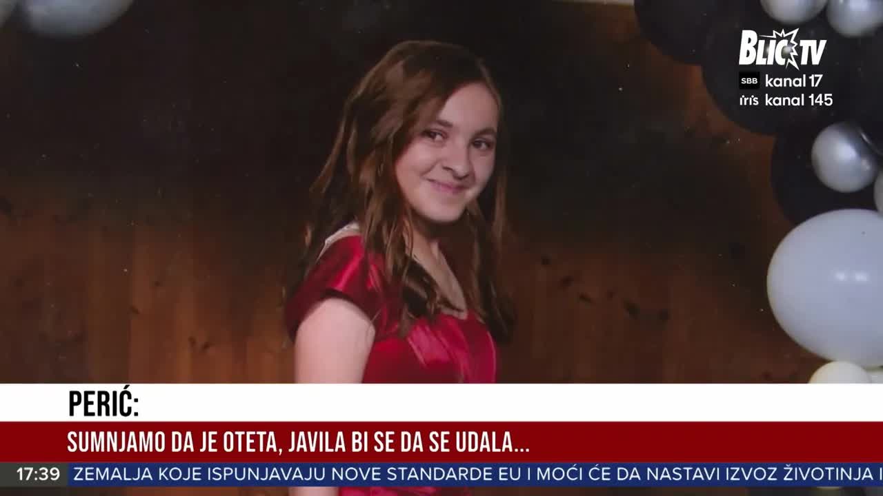 Nestanak tinejdžerke Dušice Perić kod Obrenovca