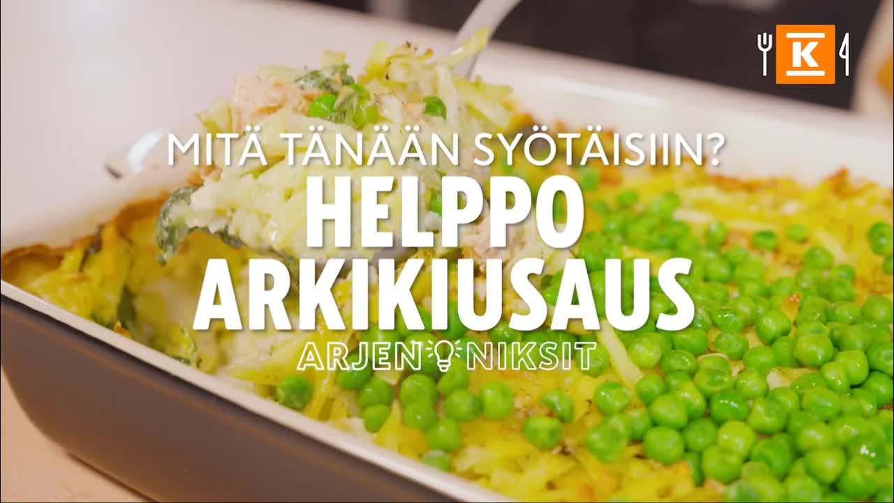 Helppo kalakiusaus uunissa