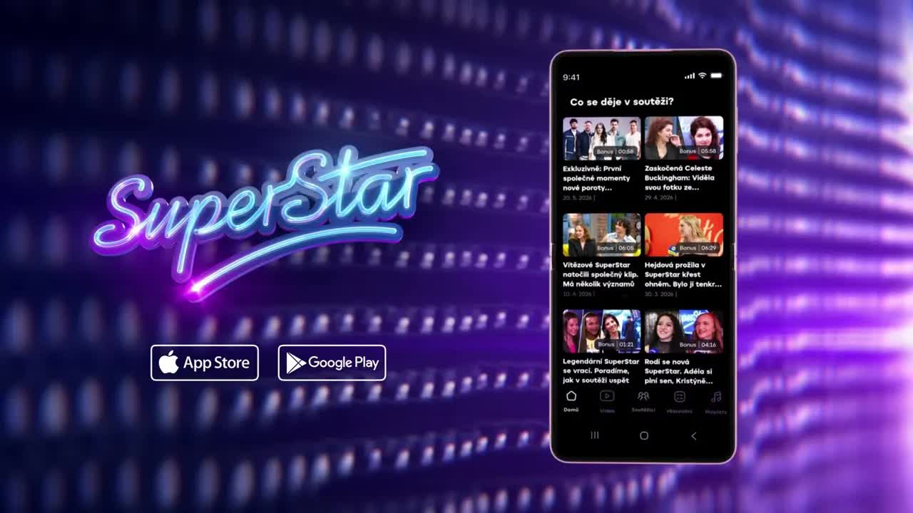 Oficiální aplikace Superstar: Hlasujte pro hvězdu