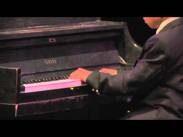 Nine-year-old introduces his piano composition