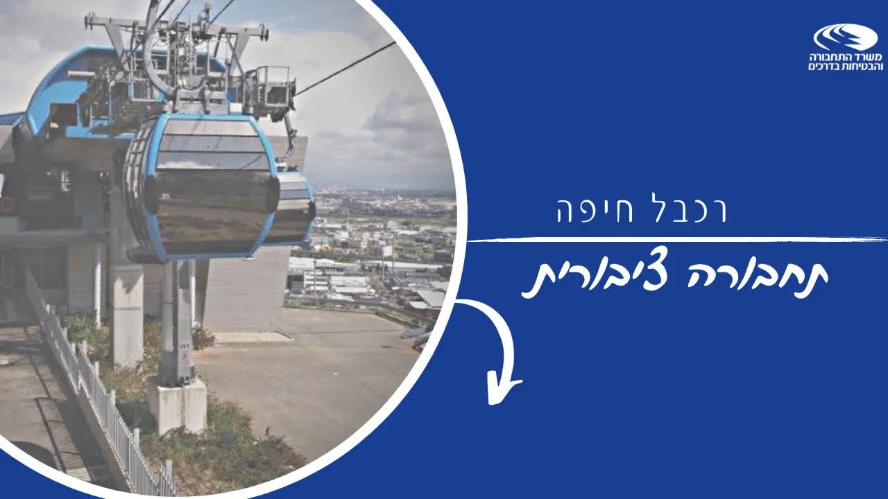 הרכבלית והתחבורה הציבורית הירוקה במטרופולין חיפה