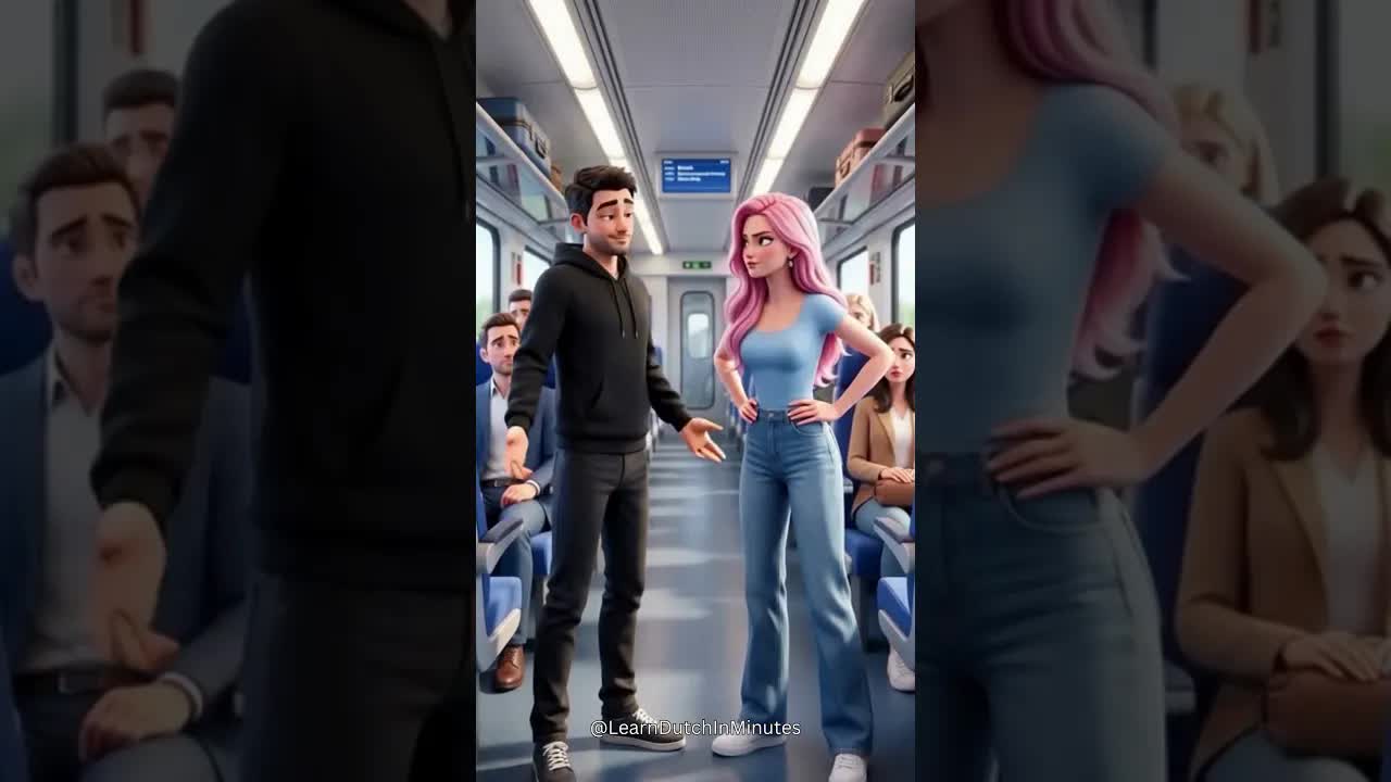 Ruzie in de trein over ongepast gedrag