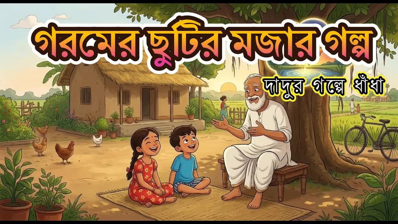 গরমের ছুটিতে দাদুর বাড়িতে মজার গল্প ও ধাঁধা
