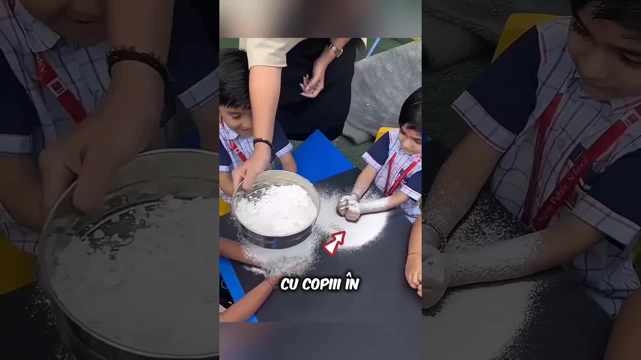 Ce a făcut profesoara cu făina în clasă