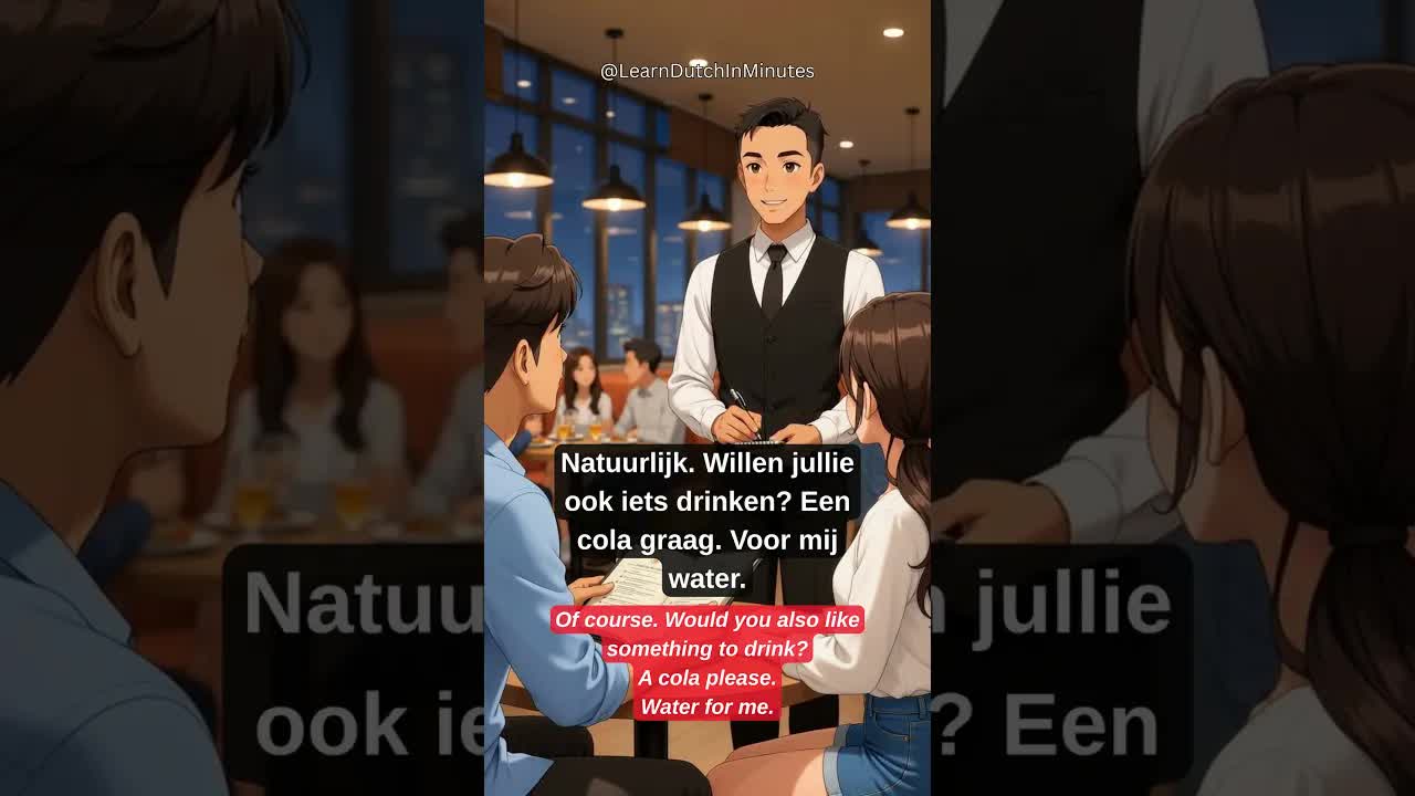 Restaurantgesprek met een vriend
