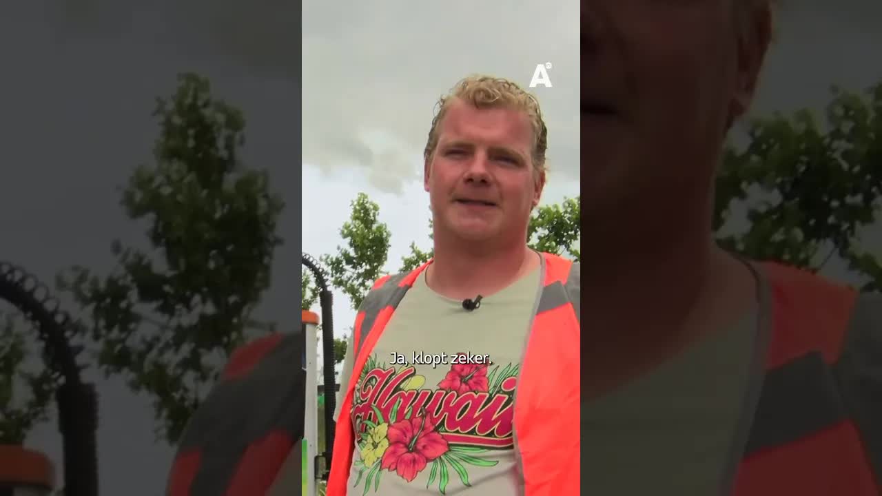 Veegwagenbestuurder klaagt over fietsers in Amsterdam