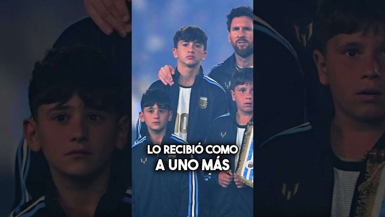 Dabo cumple su sueño y conoce a Messi