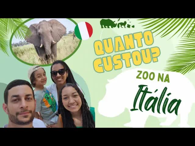 Passeio no zoológico de Bérgamo na Itália