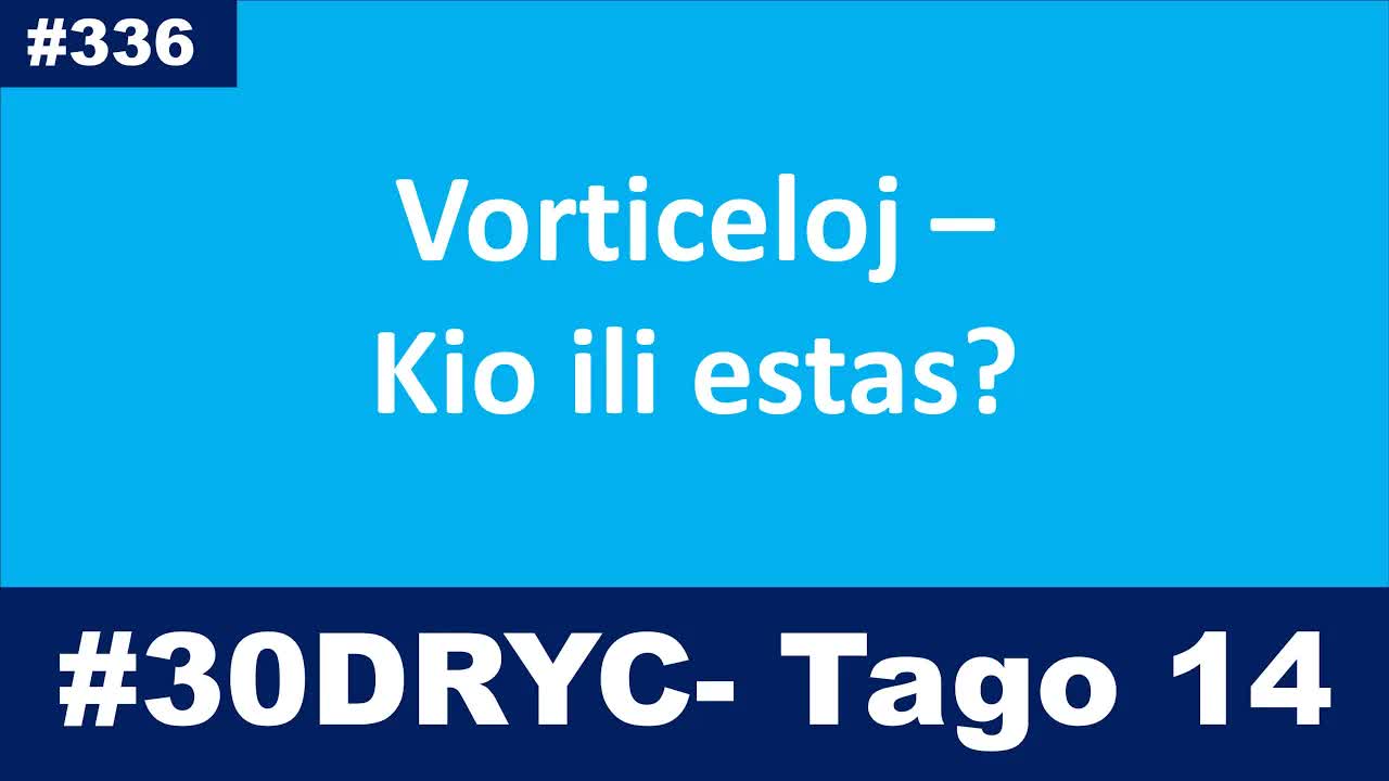 Vorticeloj sub mikroskopo: Protozooj en akvo