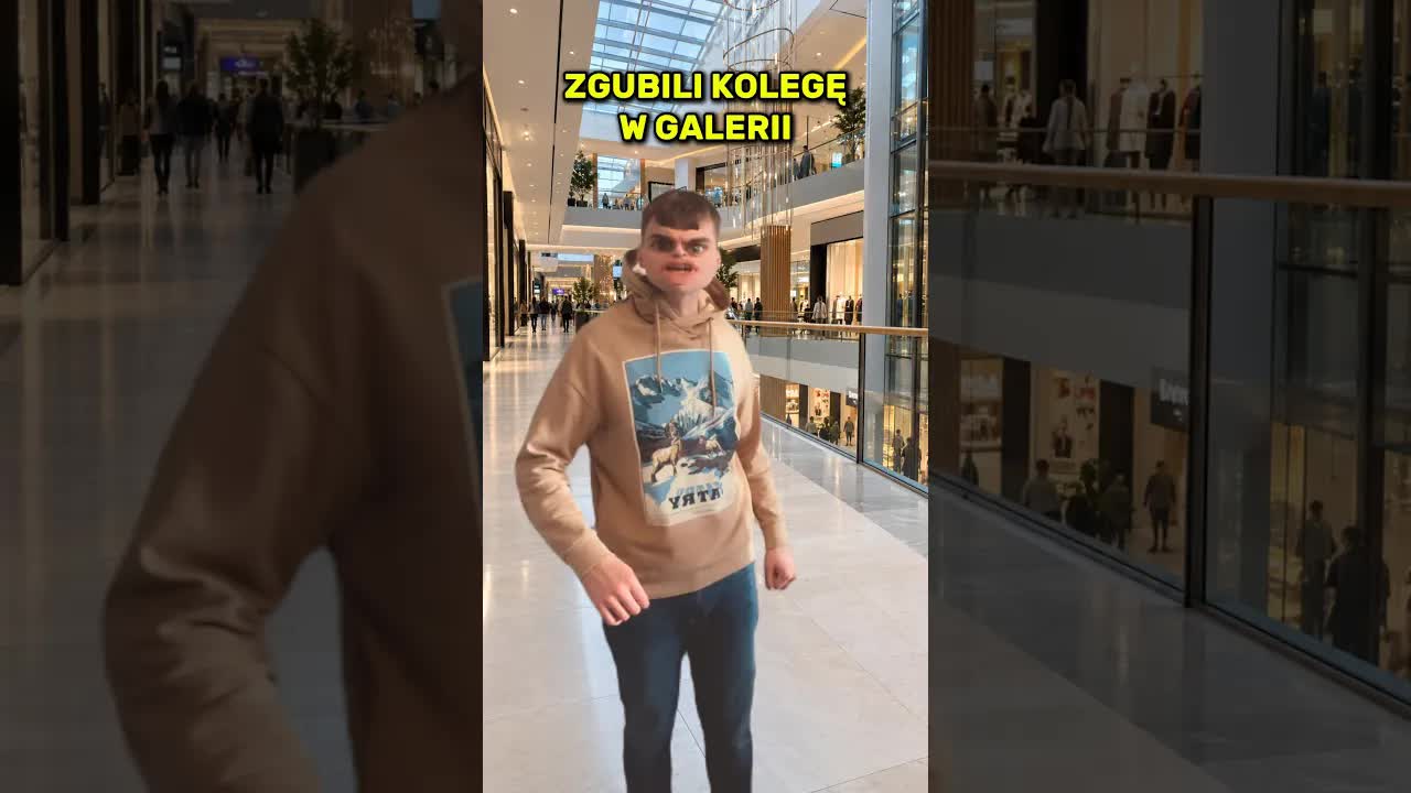 Zaginiony kolega w galerii handlowej