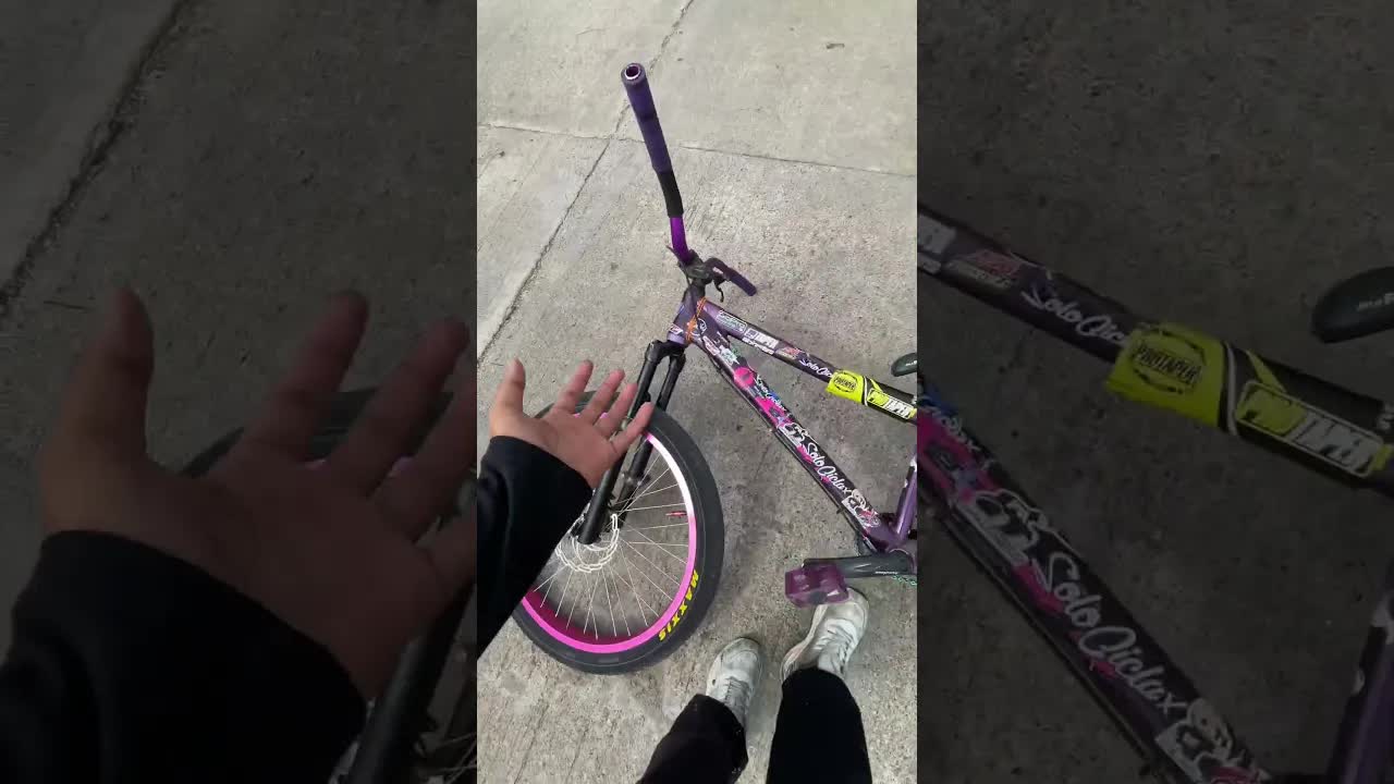 Mi bicicleta me la quitaron y ahora tengo esta
