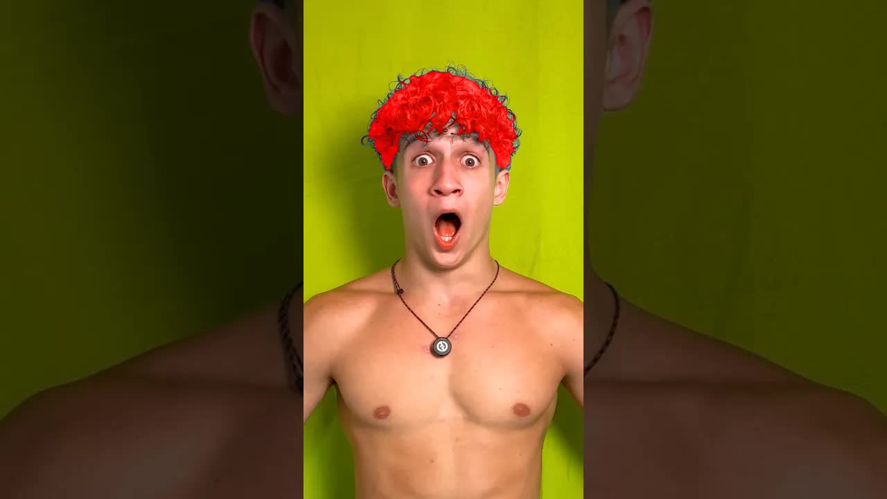 Pintei meu cabelo de roxo ou vermelho?