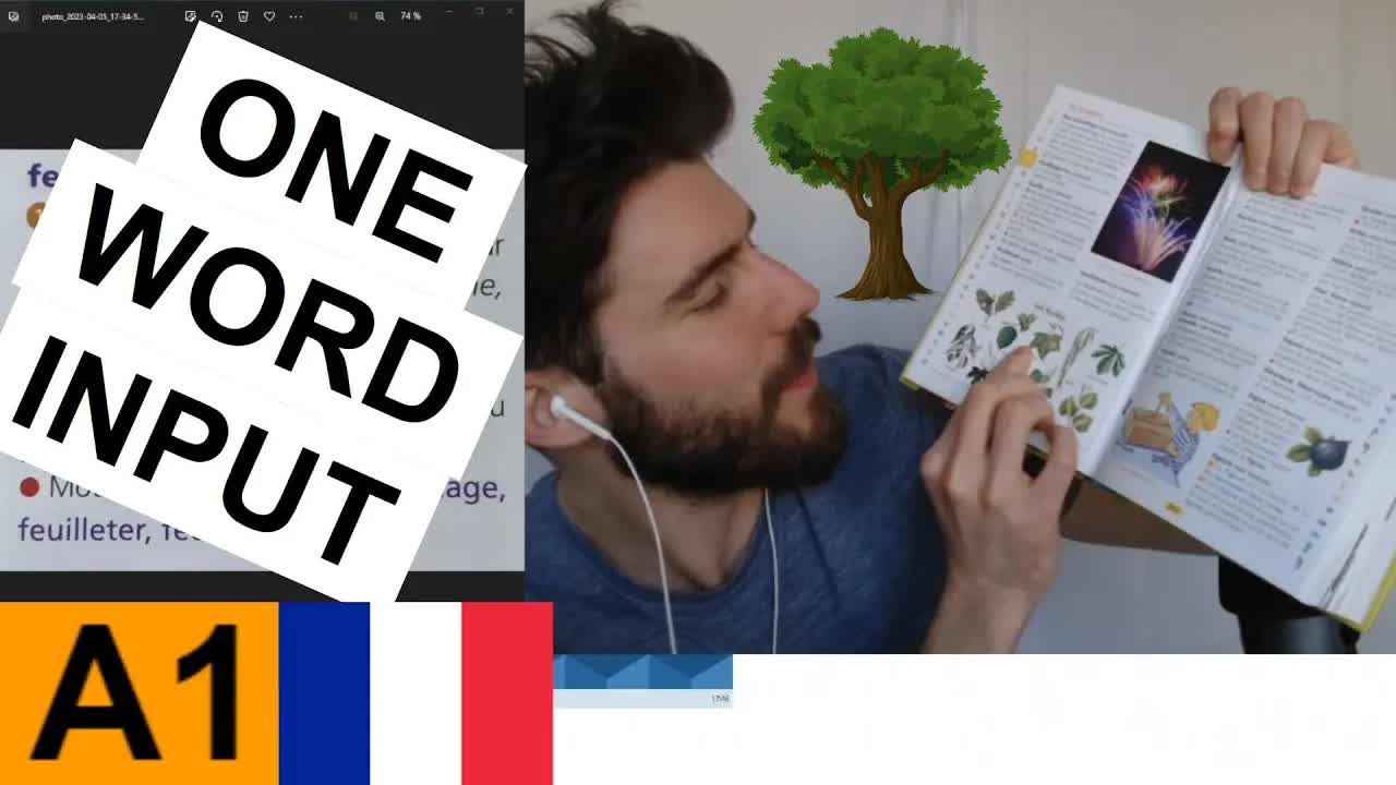 Apprendre le mot « feuille » : papier et plantes
