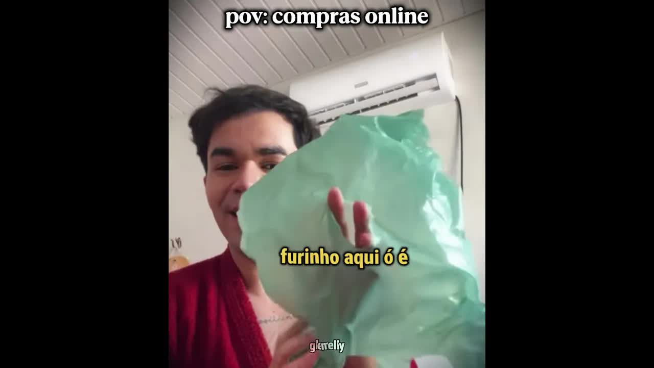 Reações reais de compras online