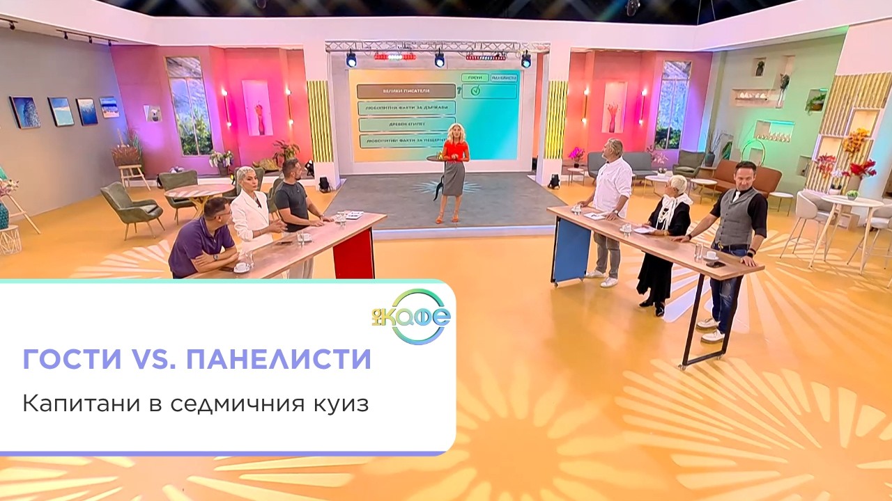 Гости VS Панелисти в седмичния куиз на Кафе