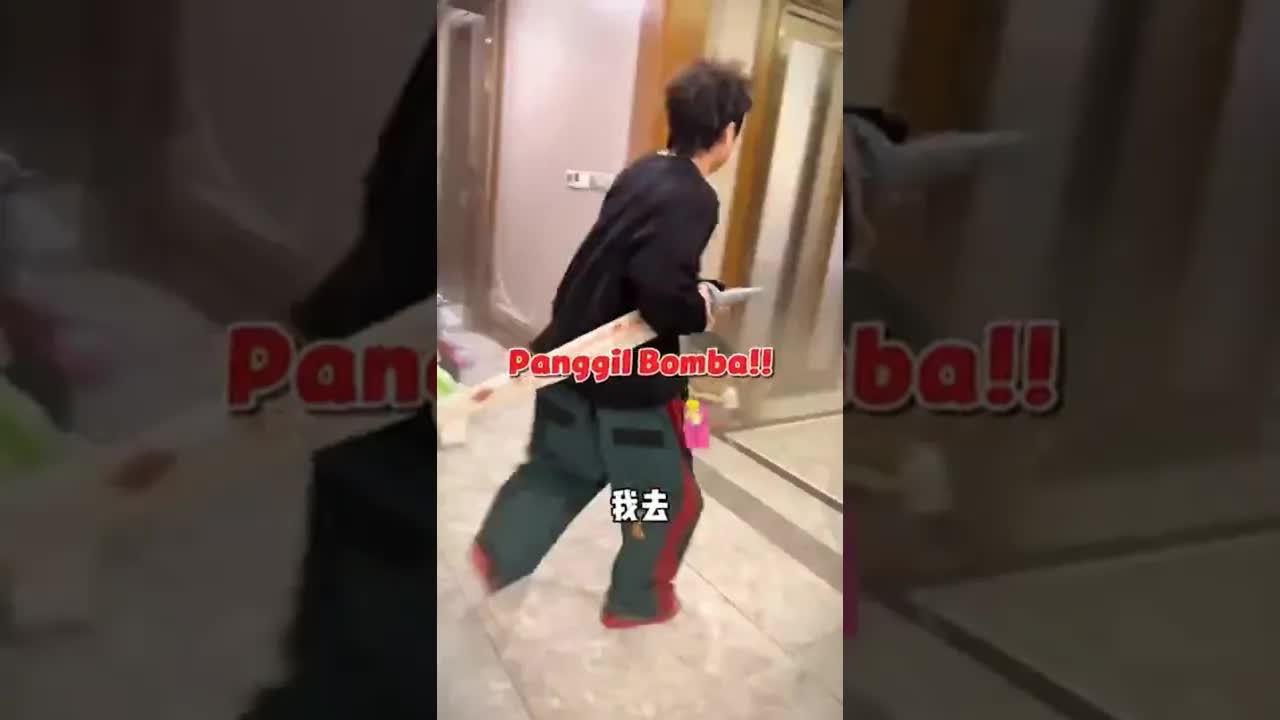 Dapur kebakaran, temannya jadi bakso bakar