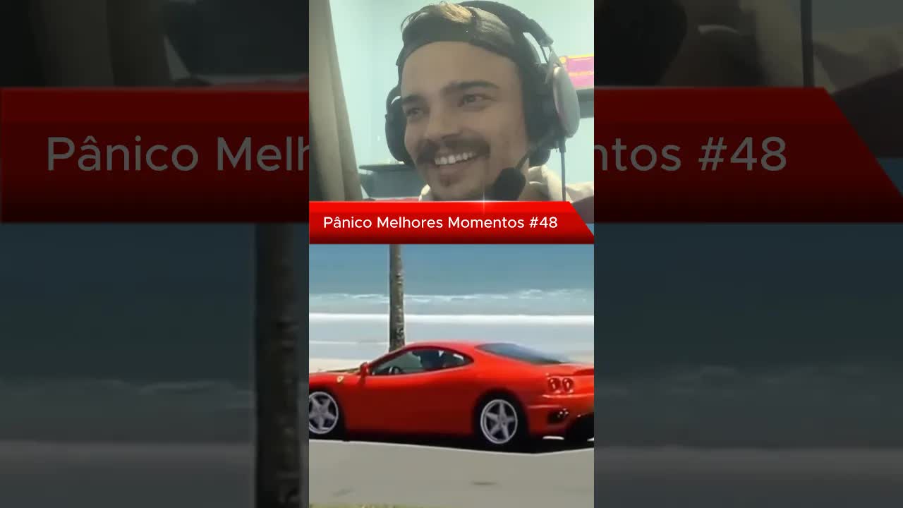O teste da Ferrari na praia