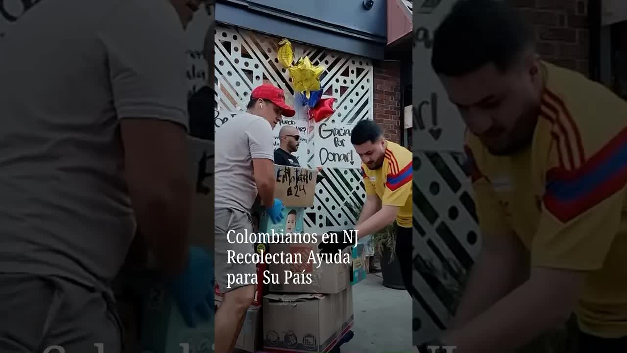 Colombianos en NJ envían ayuda a su país