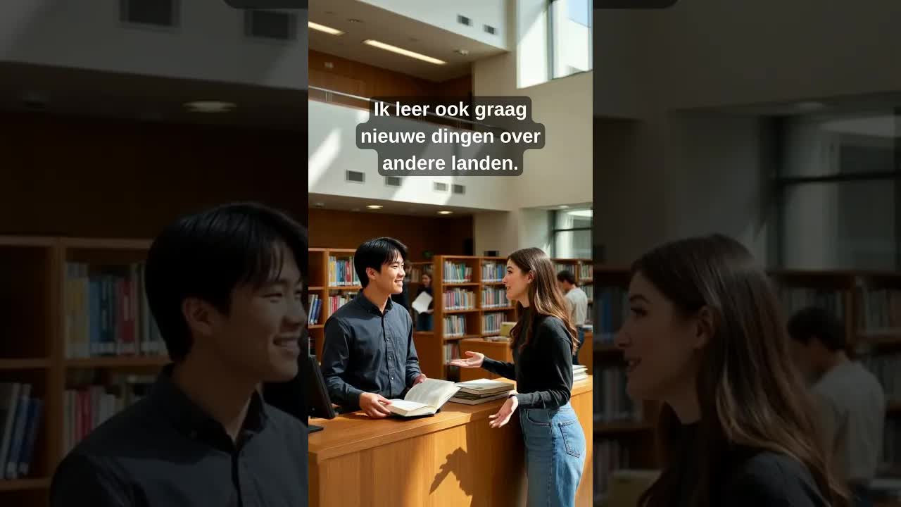 Gesprek in de bibliotheek over boeken