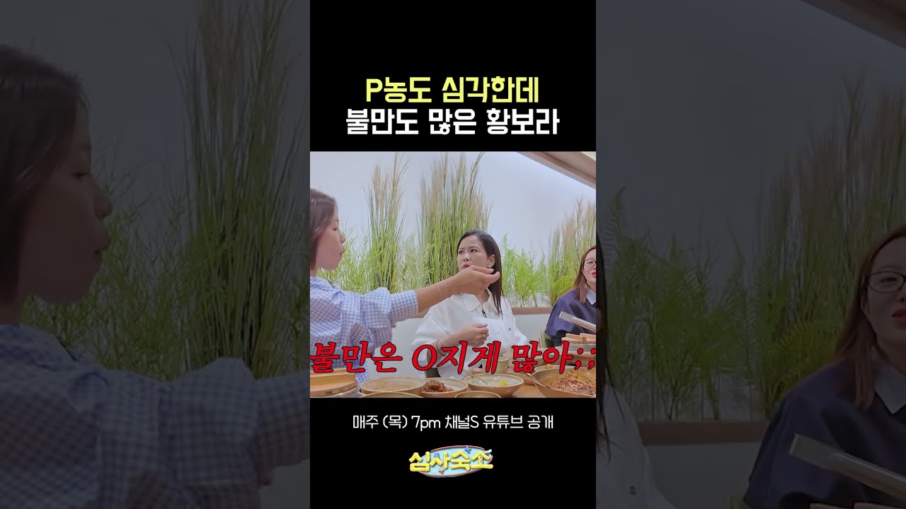 여행 중 지민이의 결정 장애와 보라이의 불만