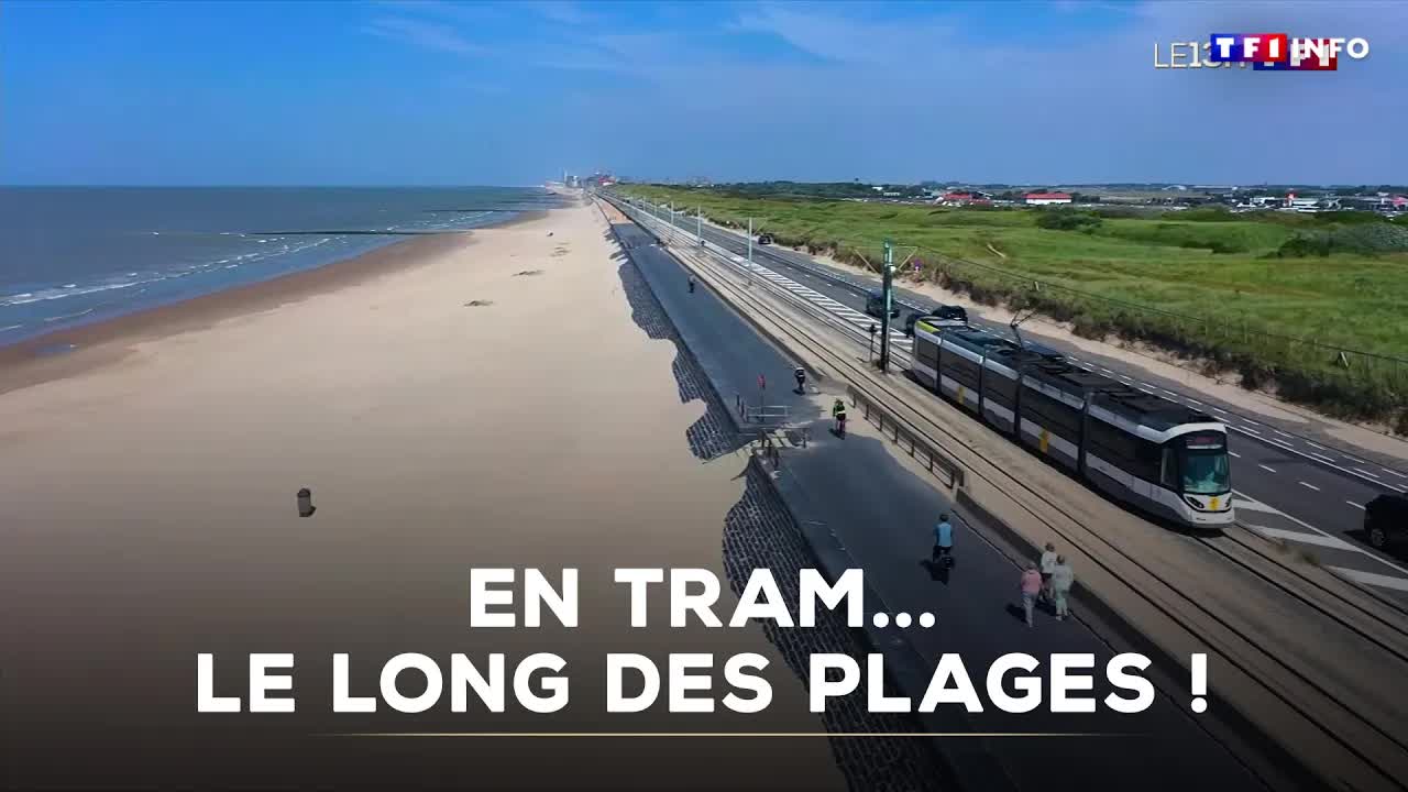 En tram le long de la côte belge