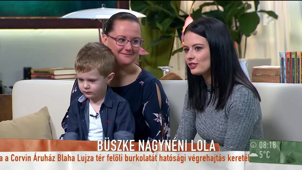Lola és unokaöccse közös műsorban