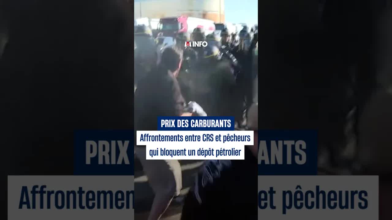 Affrontements entre pêcheurs et CRS à Fos-sur-Mer