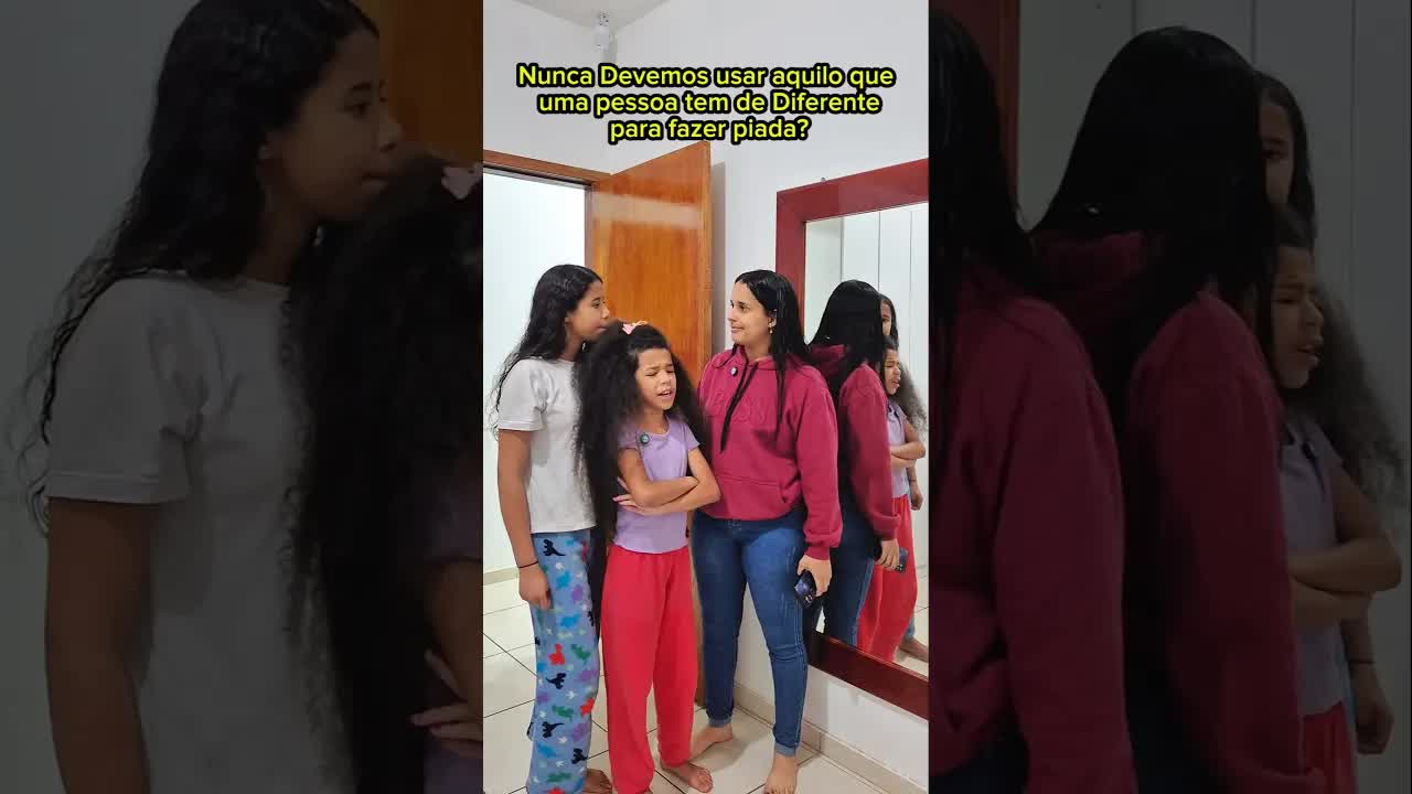 Mãe ensina sobre respeito e autoestima entre irmãs