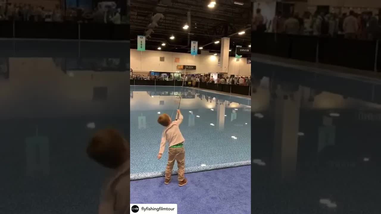 Reacting To A Kid Boss At Fly Fishing