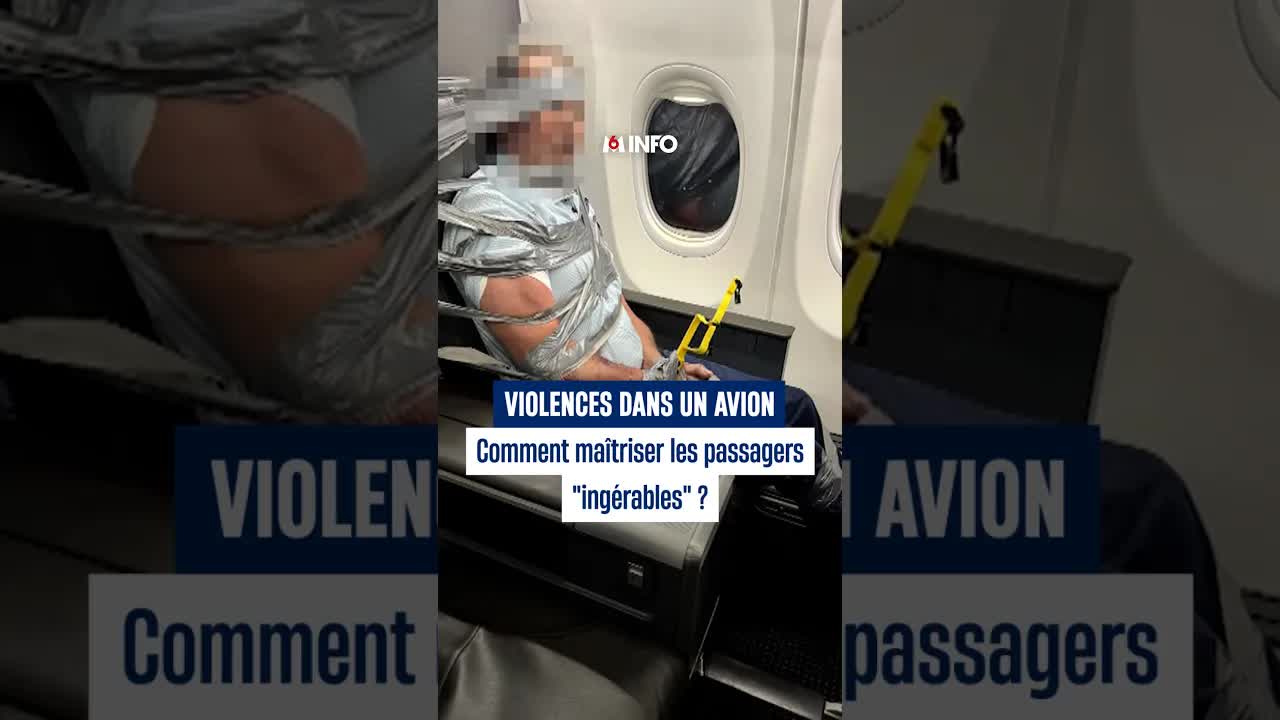 Comment gérer un passager incontrôlable en avion ?