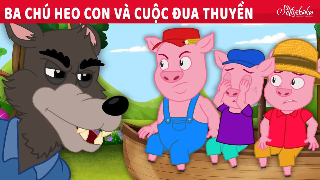 Ba Chú Heo Con Và Cuộc Đua Thuyền