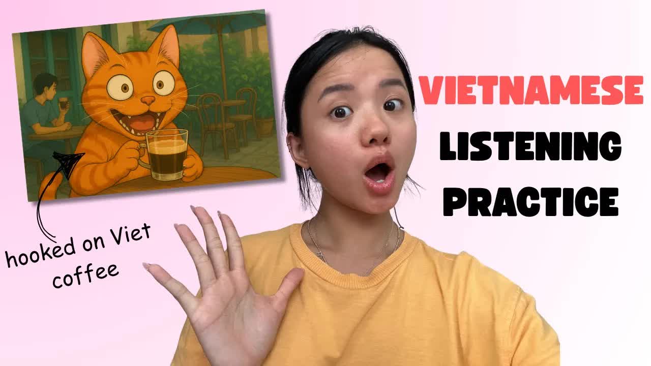 Mr. Cat lần đầu uống cà phê Việt Nam