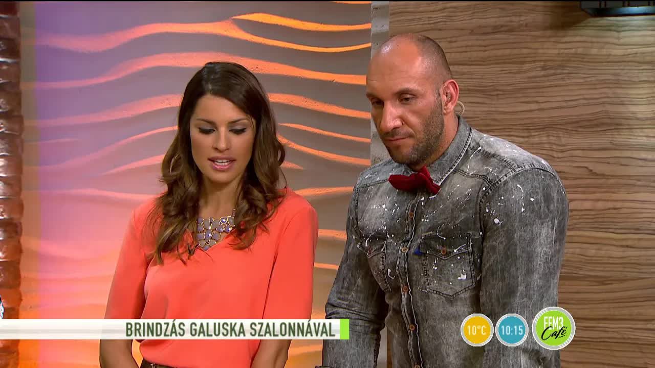 Brindzás sztrapacska készítése Peter Srámékékkel