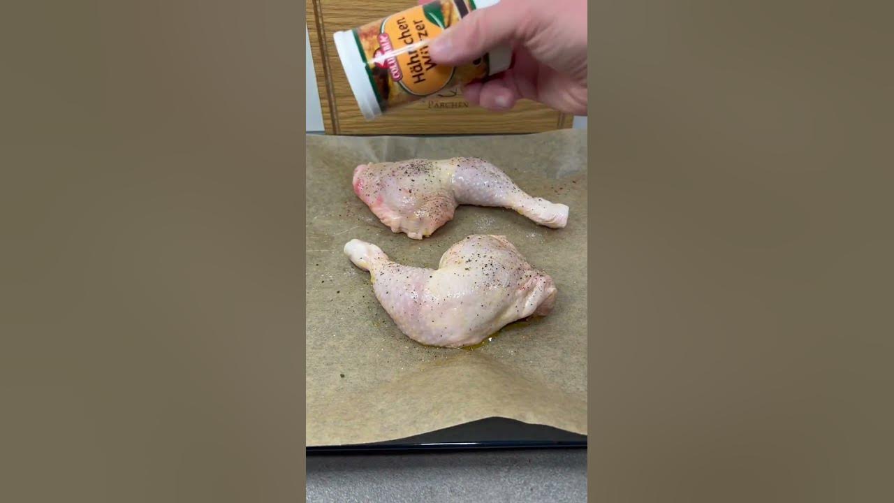 Schnelles Hähnchen mit Kartoffeln im Ofen
