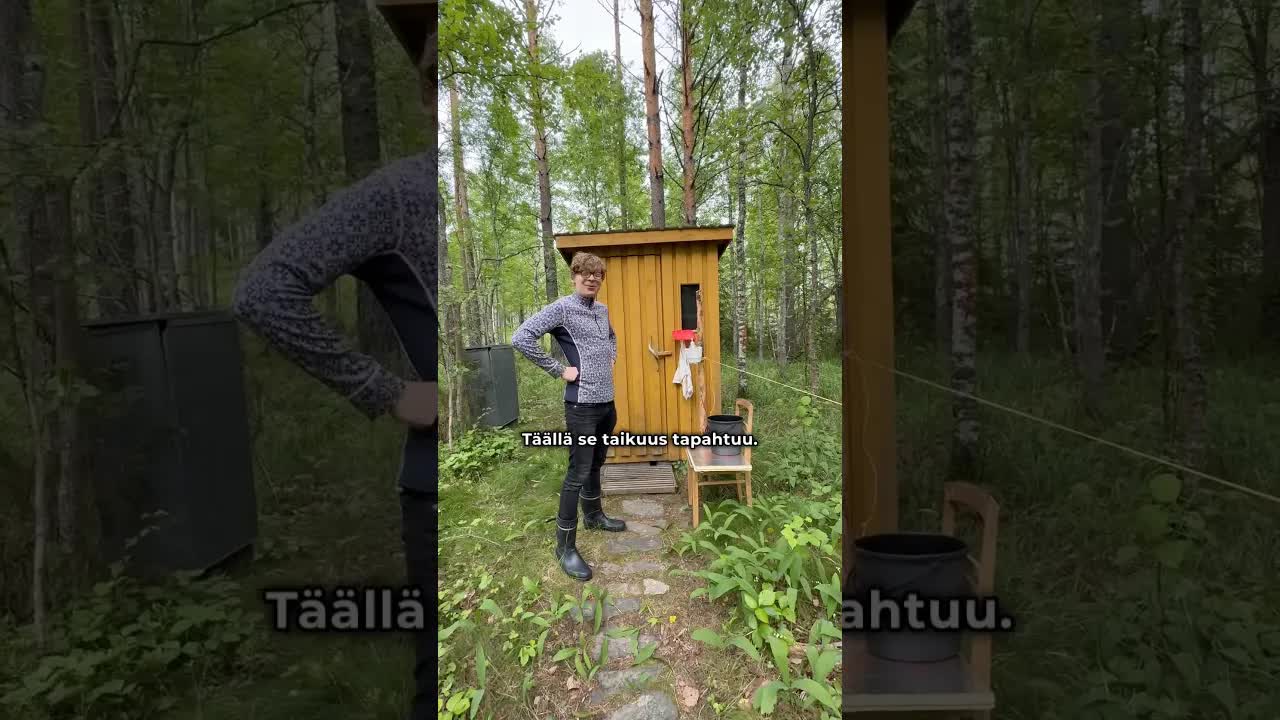 Mökkipäivä äidin kanssa: Pentti ja grilli