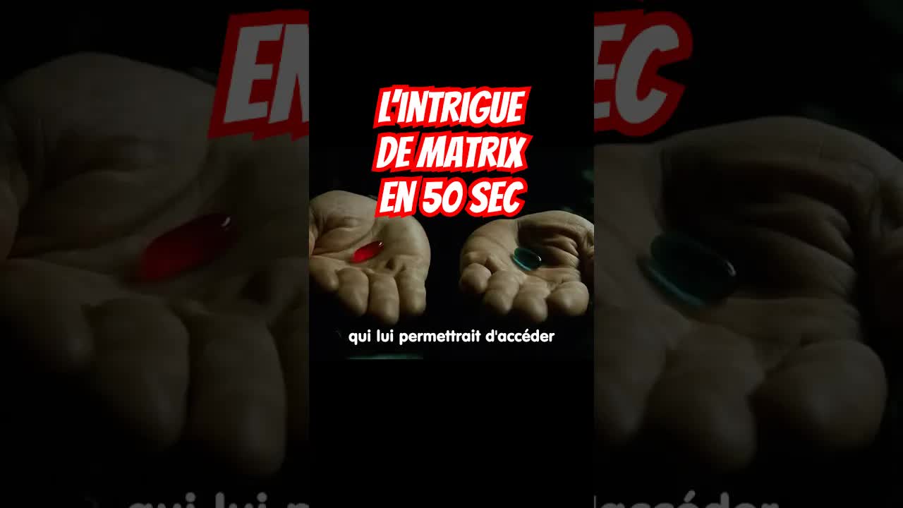 L'intrigue de Matrix et la pilule rouge