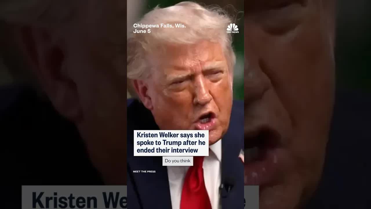 Trump Abruptly Ends Contentious Meet The Press Interview