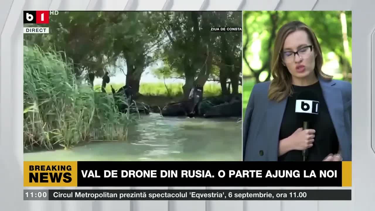 A fost doborâtă a treia dronă în spațiul aerian românesc