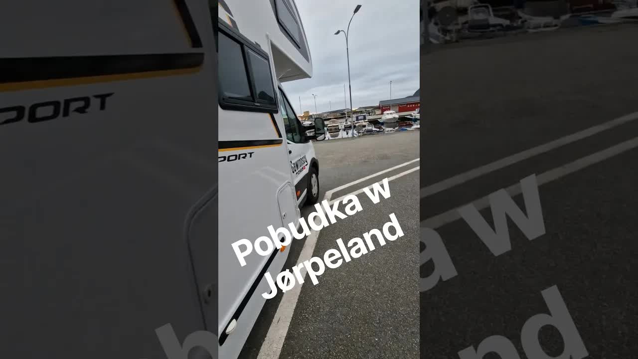 Kemping w Jørpeland w Norwegii