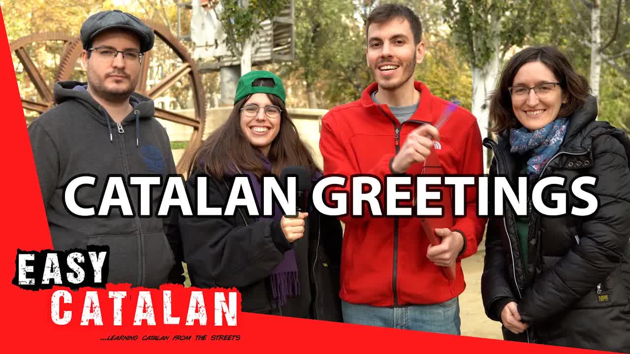 Com presentar-se i saludar en català