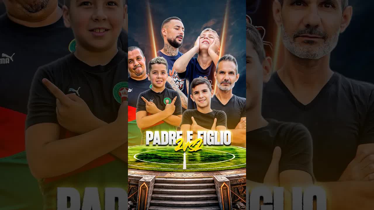 Padre e figlio in campo per una partita emozionante