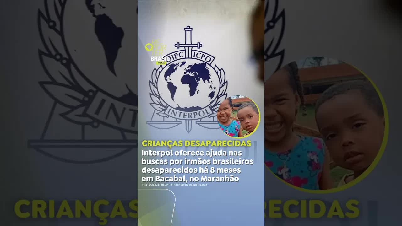 Busca por crianças desaparecidas no Maranhão avança com ajuda da Interpol