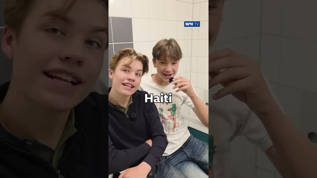 Sverre sjekker stemningen på settet for Klassensett