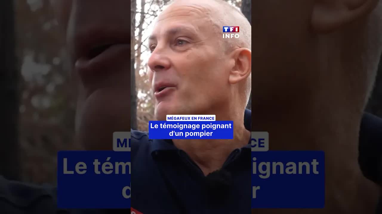 Témoignage d’un pompier après un méga-feu en Gironde