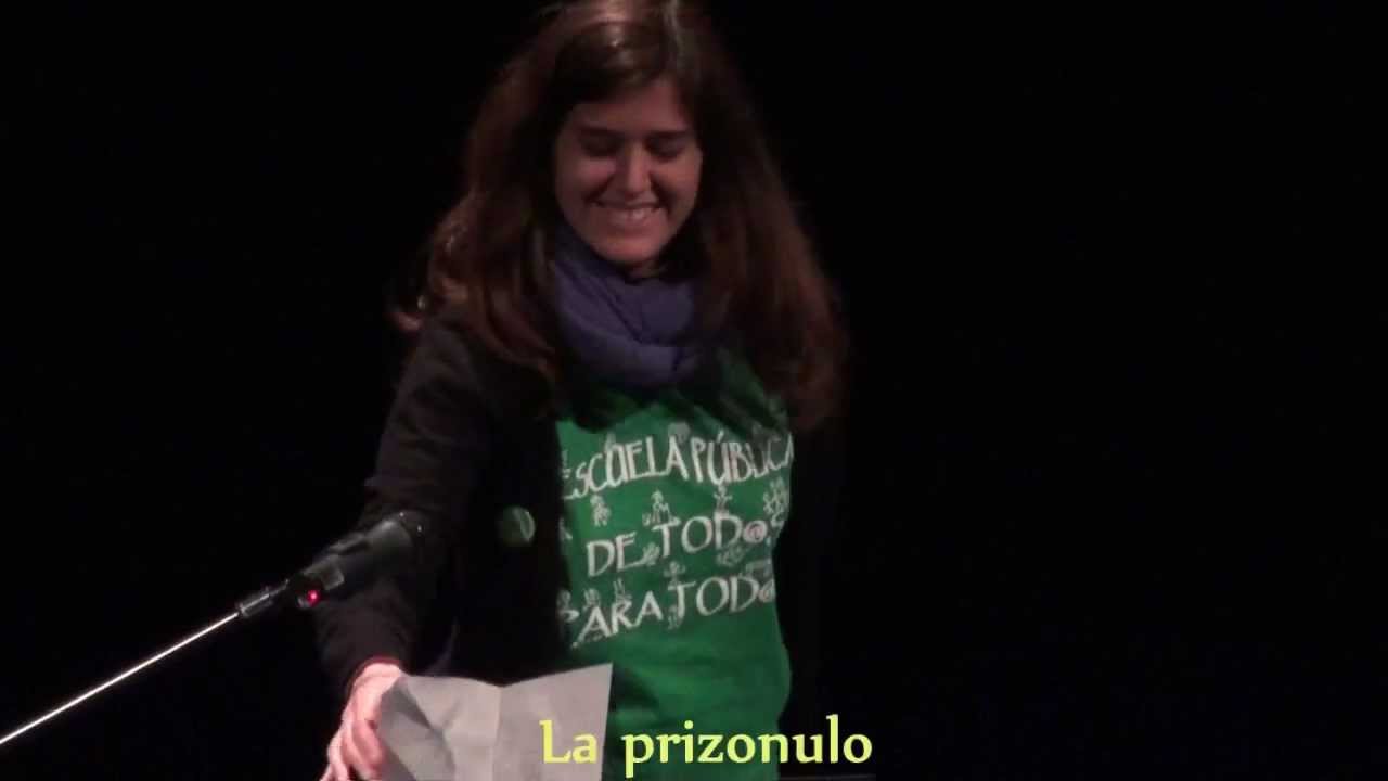 La prizonulo: Deklamado en Esperanto