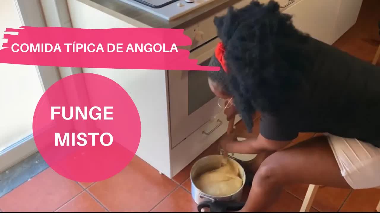 Como fazer Funge Misto Angolano