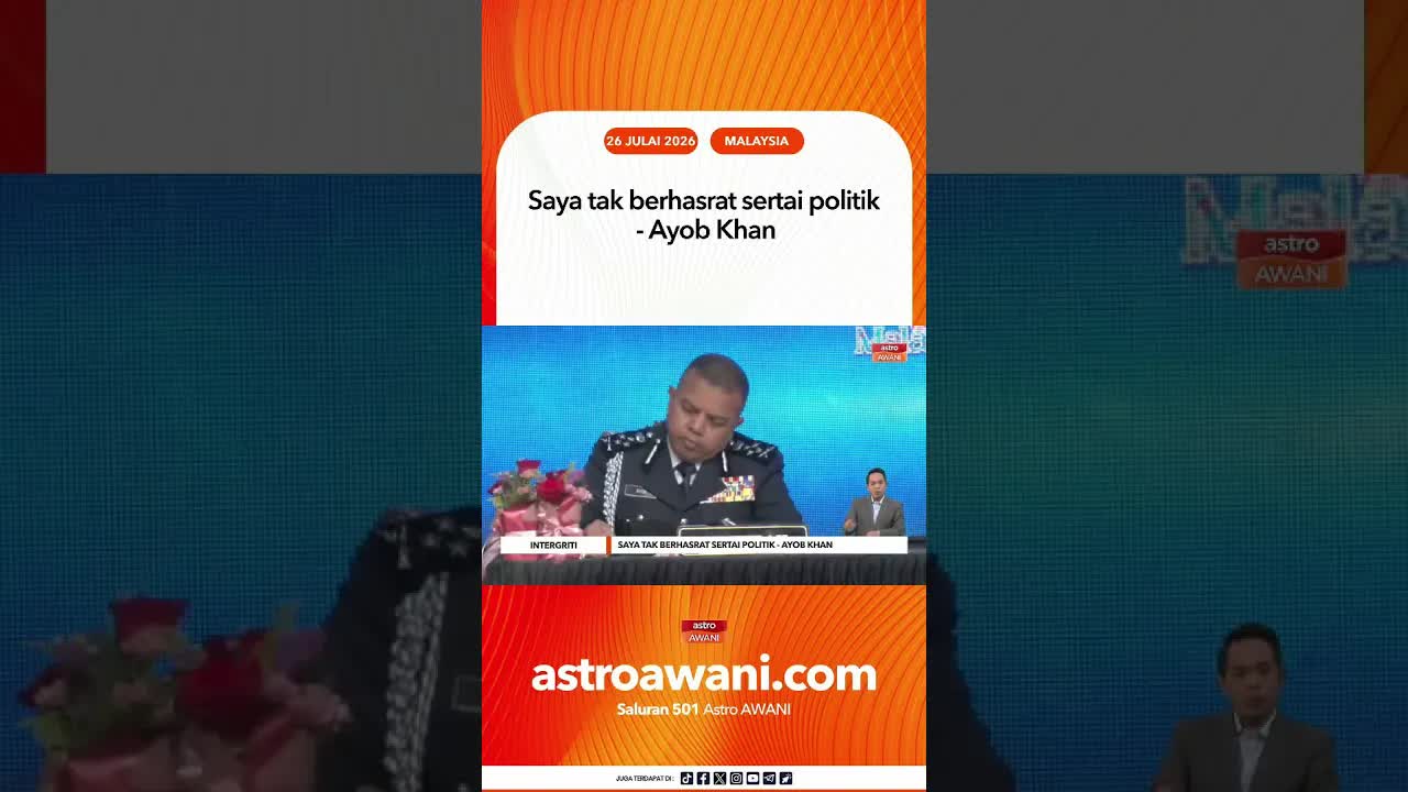 Ayub Khan Tidak Berminat Sertai Politik