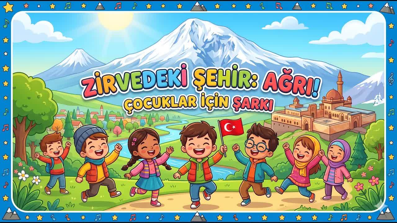 Ağrı Şehri ve Ağrı Dağı Çocuk Şarkısı